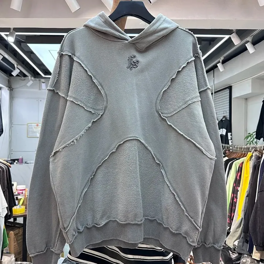 Sale Vintage Washed Deconstructed Forgiveness Hoodie Hoodies