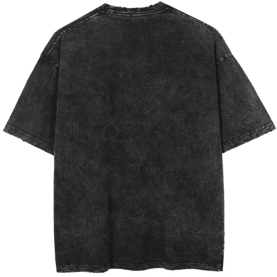Outlet Vintage Washed "Ghosts" Oversized Tee T-Shirts