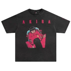New Vintage Washed "Kaneda" Oversized Tee T-Shirts