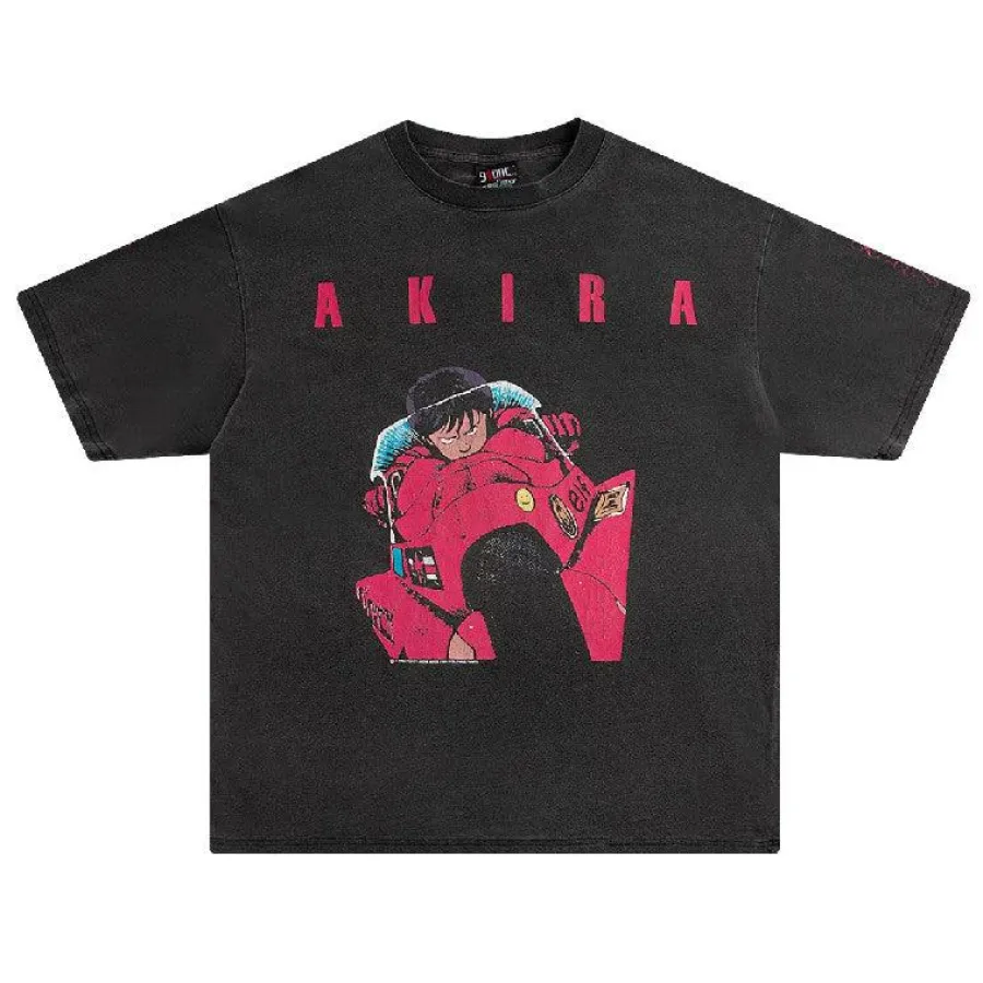New Vintage Washed "Kaneda" Oversized Tee T-Shirts