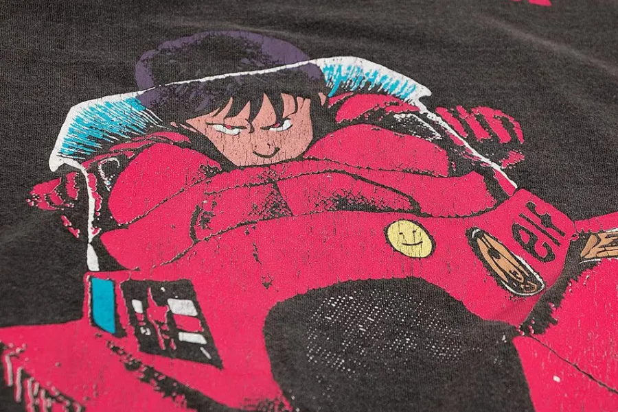 New Vintage Washed "Kaneda" Oversized Tee T-Shirts