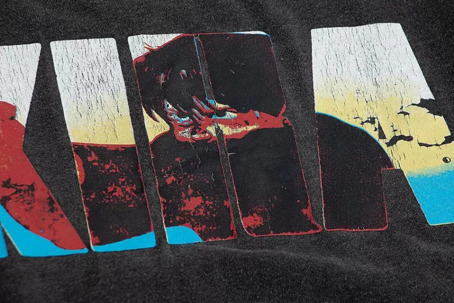 New Vintage Washed "Kaneda" Oversized Tee T-Shirts