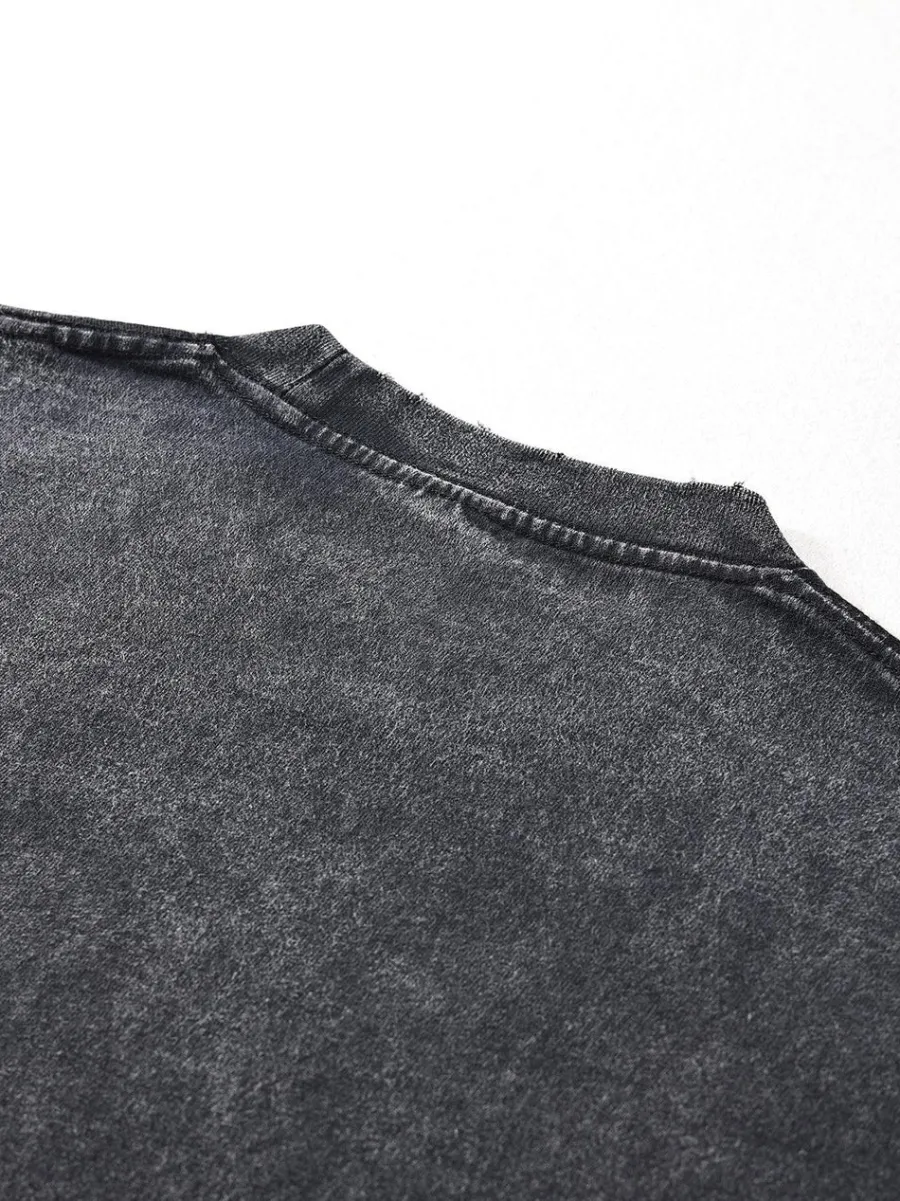 New Vintage Washed Titan Oversized Tee T-Shirts