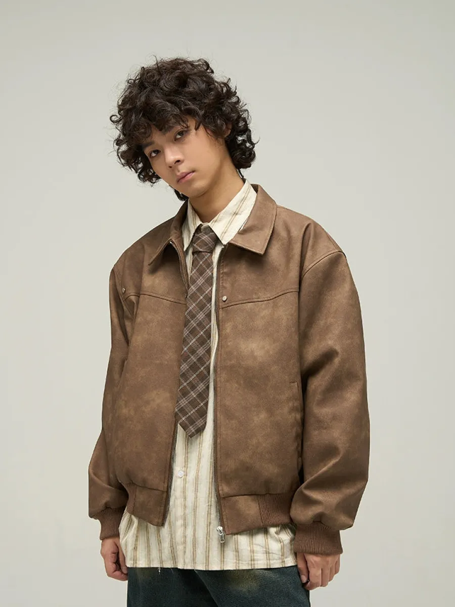 Best Distressed Faux Leather Jacket Jackets