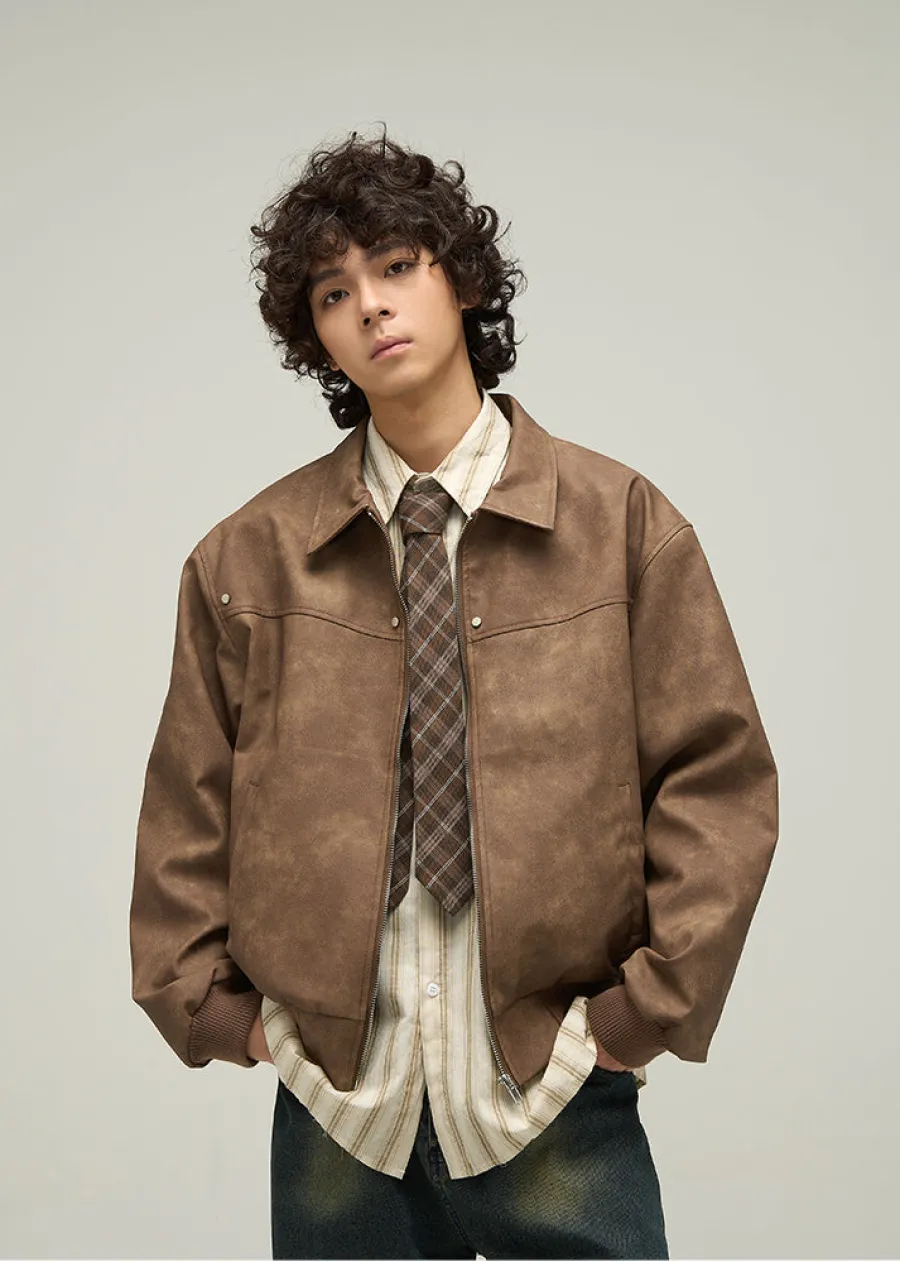 Best Distressed Faux Leather Jacket Jackets