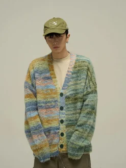 New "Dopamine" Contrast Cardigan Sweaters
