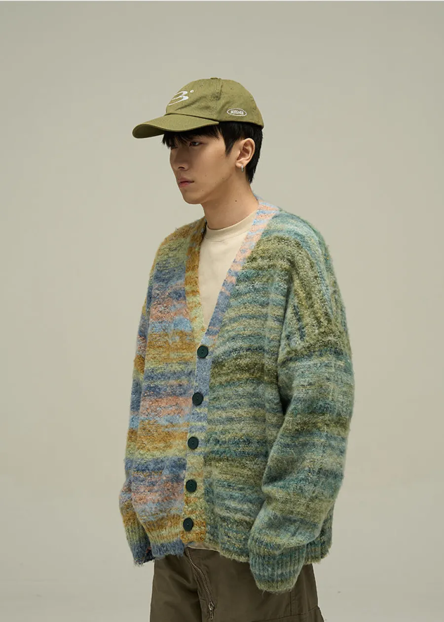 New "Dopamine" Contrast Cardigan Sweaters