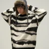 Fashion Double Striped Sweater Sweaters