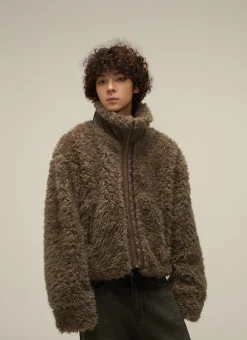 Outlet Fleece Turtleneck Jacket Jackets
