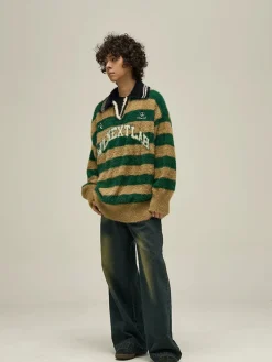 Outlet Logo Collared Sweater Sweaters