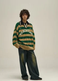 Outlet Logo Collared Sweater Sweaters